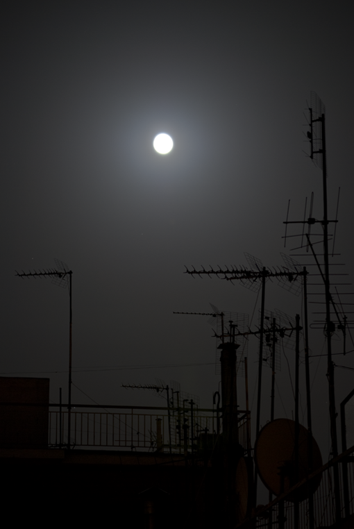 full moon from Kesariani